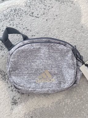 adidas Gray Jersey Waist Pack
